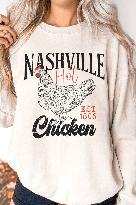 Nashville Hot Chicken Graphic Sweatshirt