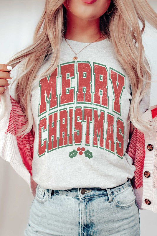 PLUS SIZE - MERRY CHRISTMAS Graphic Tee