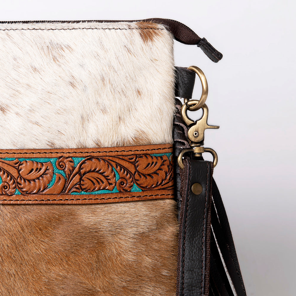 Beautiful hair on cowhide Purse