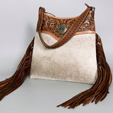 Stunning hair on cowhide purse