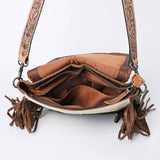 Cowhide crossbody