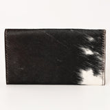 Hair on cowhide wallet