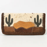 Hair on cowhide wallet