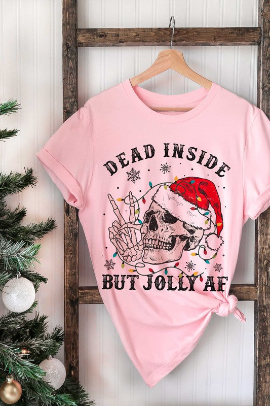 DEAD INSIDE BUT JOLLY AF GRAPHIC TEE