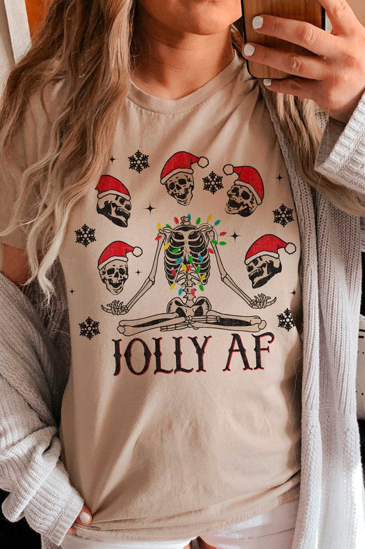 JOLLY AF  SKELETONS GRAPHIC TEE