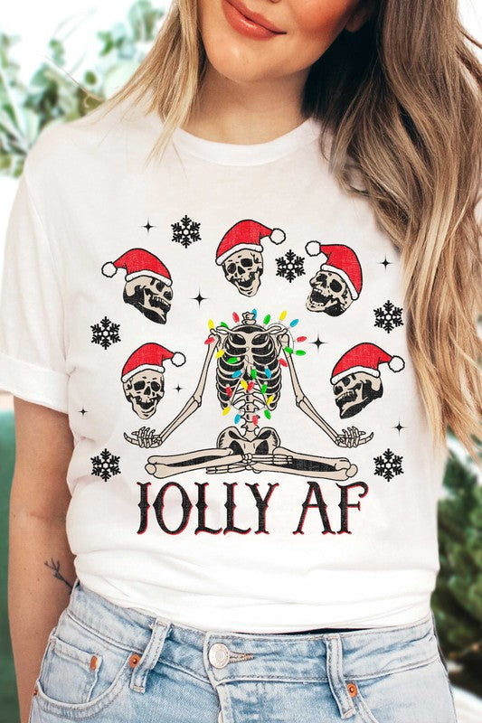 JOLLY AF  SKELETONS GRAPHIC TEE