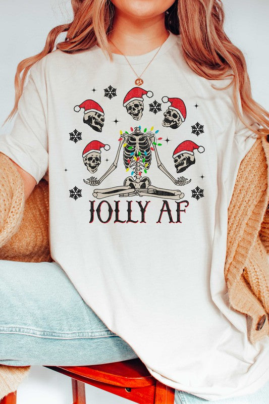 JOLLY AF  SKELETONS GRAPHIC TEE