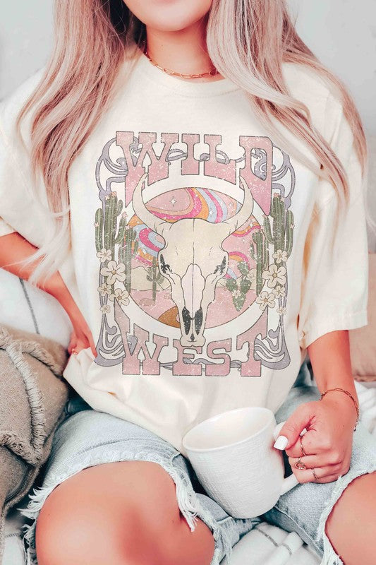 WILD WEST LONGHORN Graphic Tee