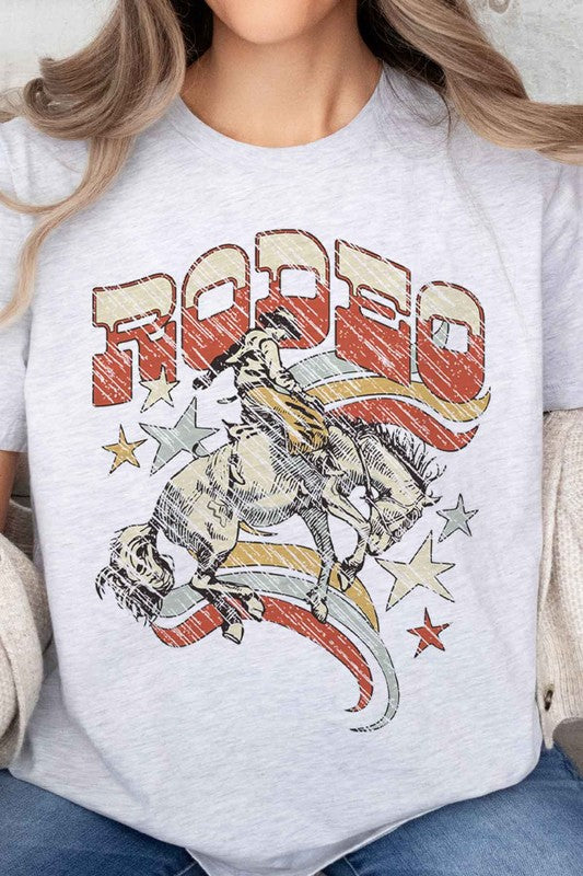 WESTERN RODEO COUNTRY OVERSIZED GRAPHIC TEE