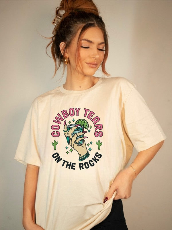 Cowboy Tears on the Rocks Graphic Tee