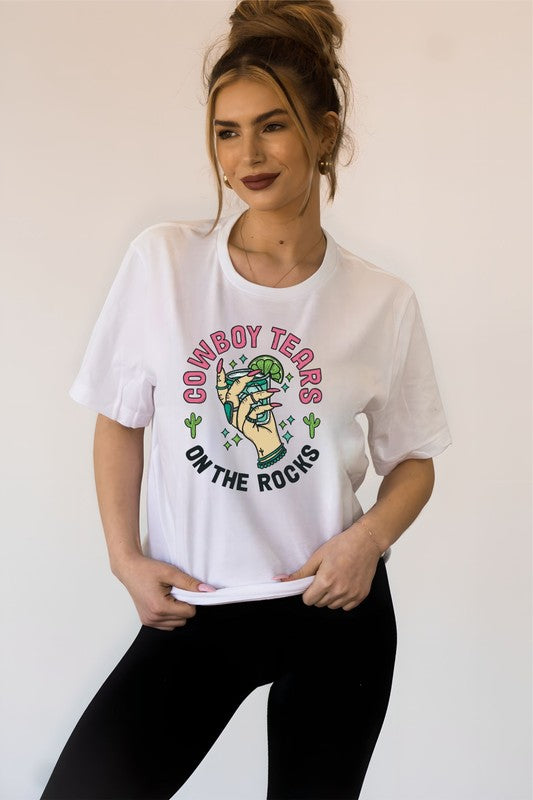 Cowboy Tears on the Rocks Graphic Tee