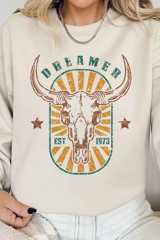 DREAMER WESTERN WILD WEST GRAPHIC SWEATSHIRT