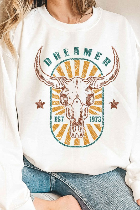 DREAMER WESTERN WILD WEST GRAPHIC SWEATSHIRT