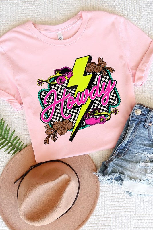 Howdy Thunder Western Graphic T Shirts