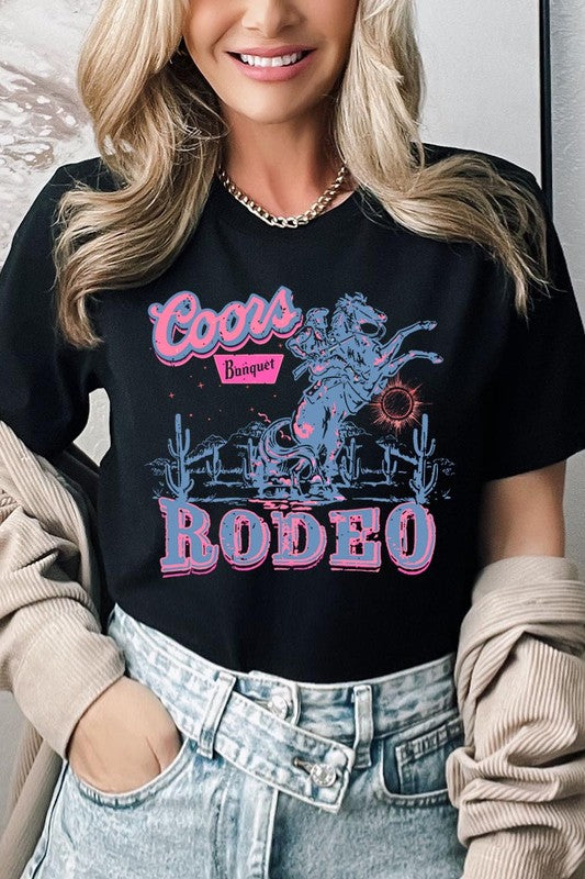 Coors Rodeo Western Graphic T Shirts