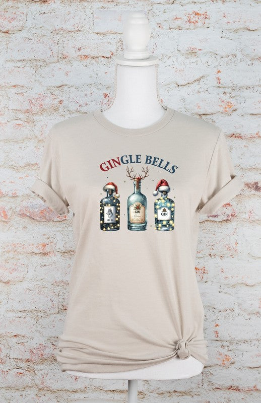 Gingle Bells Holiday Christmas Graphic Tee