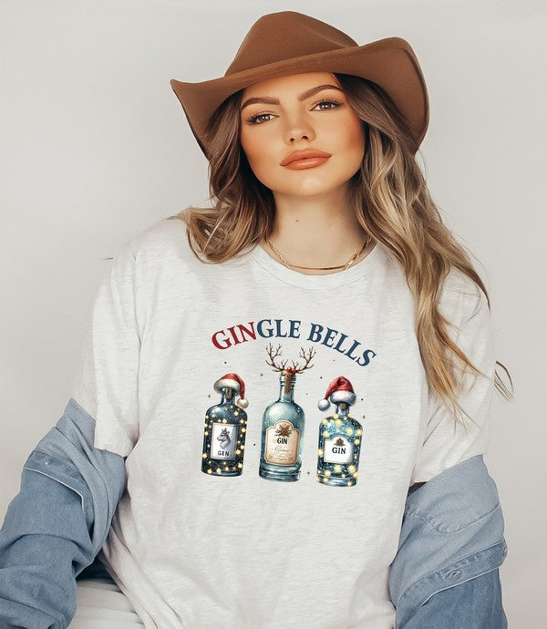 Gingle Bells Holiday Christmas Graphic Tee