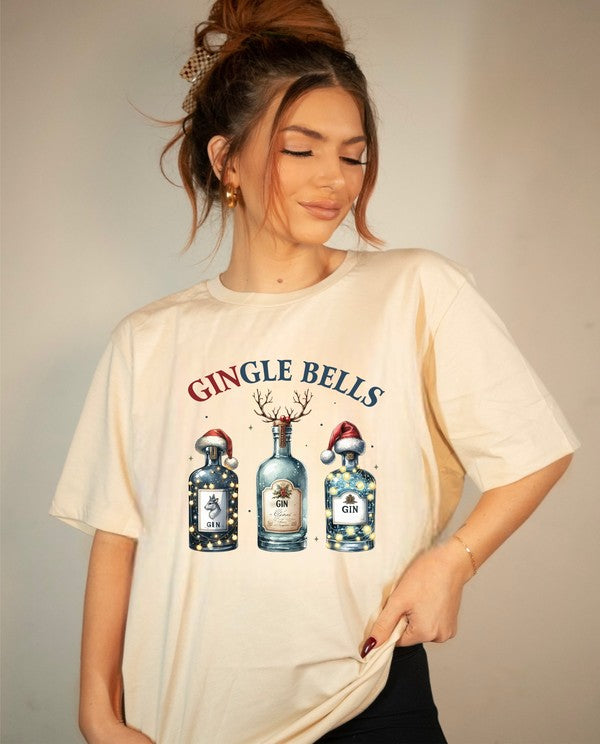 Gingle Bells Holiday Christmas Graphic Tee