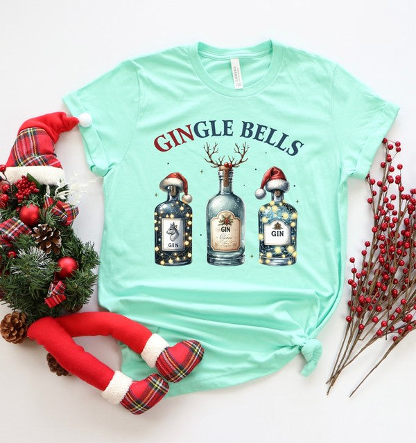 Gingle Bells Holiday Christmas Graphic Tee