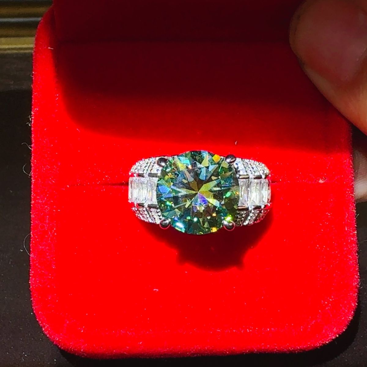 5 Carat Moissanite 925 Sterling Silver Ring