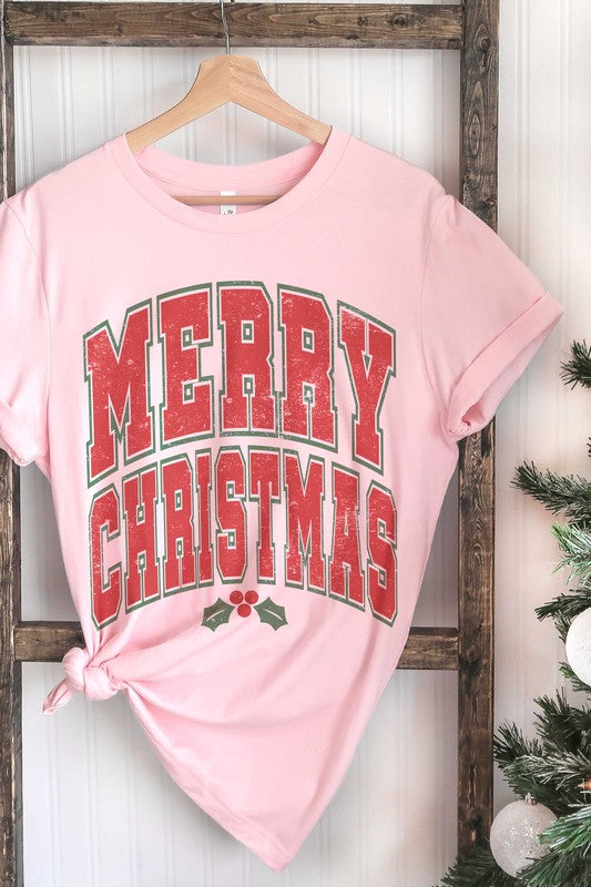 PLUS SIZE - MERRY CHRISTMAS Graphic Tee