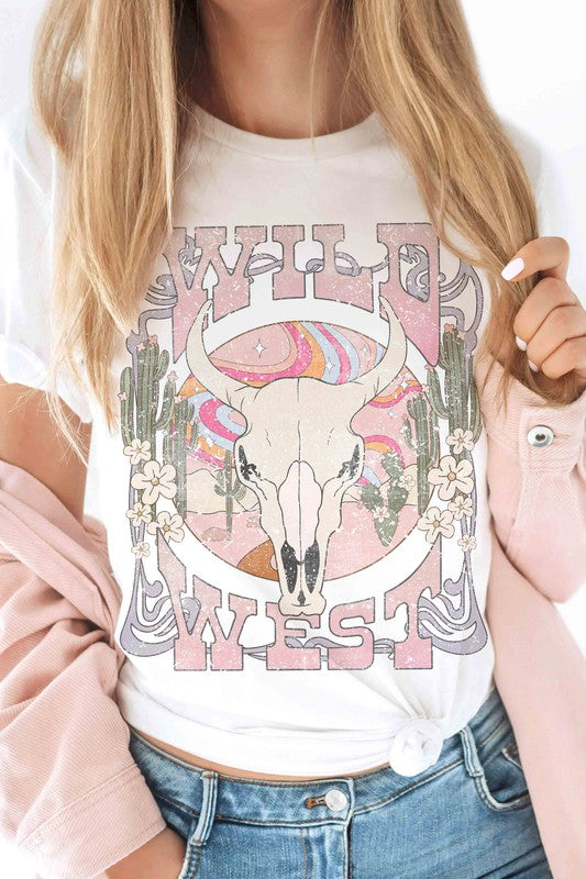 WILD WEST LONGHORN Graphic Tee