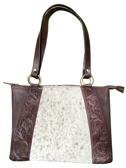 Hair on cowhide Purse