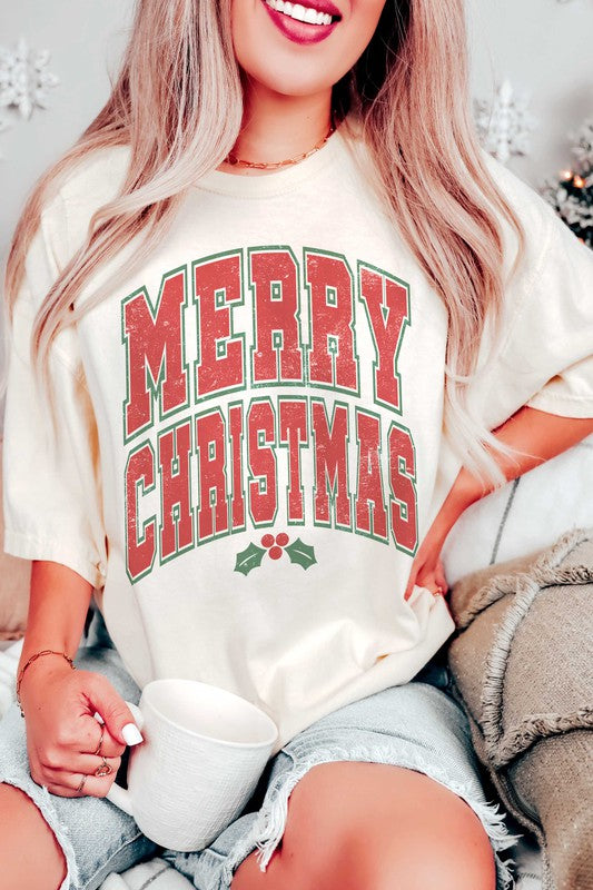 PLUS SIZE - MERRY CHRISTMAS Graphic Tee