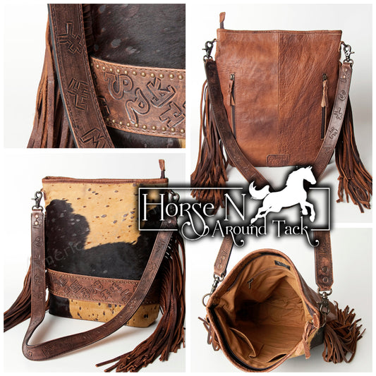 Absolutely stunning genuine hair on purse!