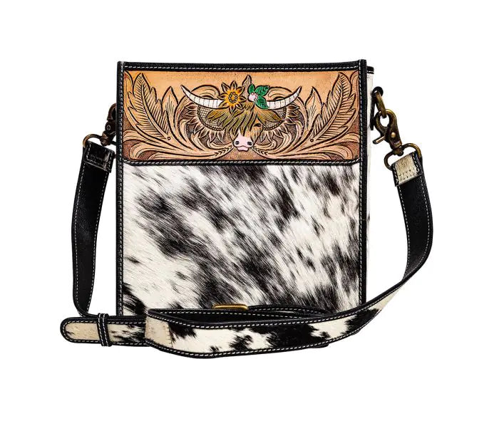 Tooled crossbody